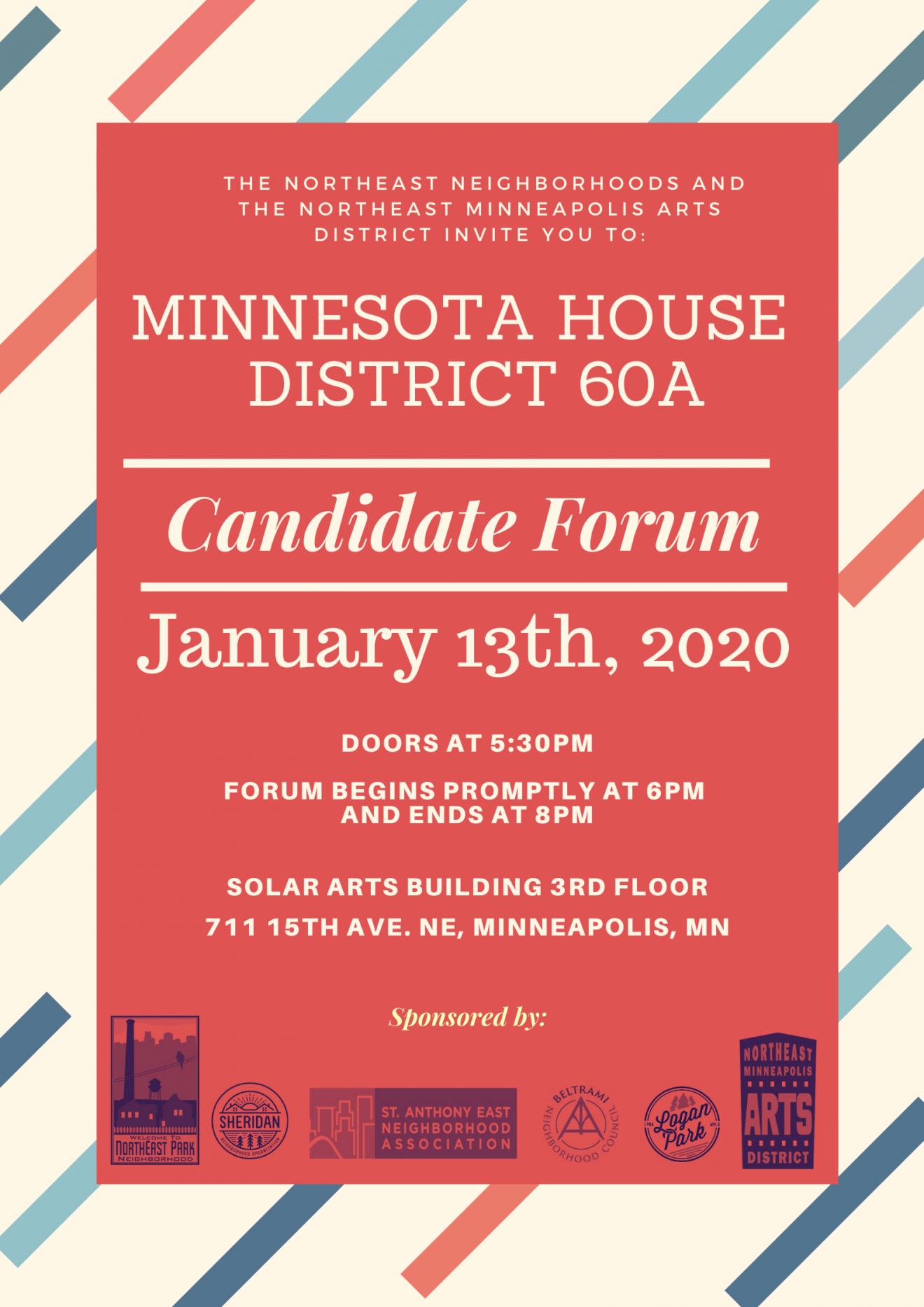State Rep Candidate Forum January 13