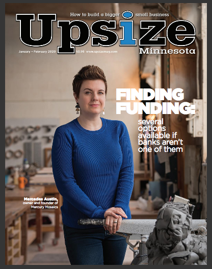 Mercury Mosaics featured story for Upsize Magazine!