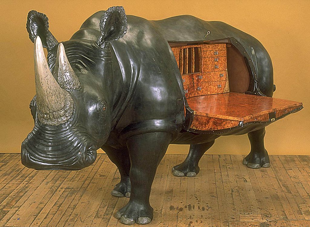 Michael Speaker Rhinoceros Desk Ebony,