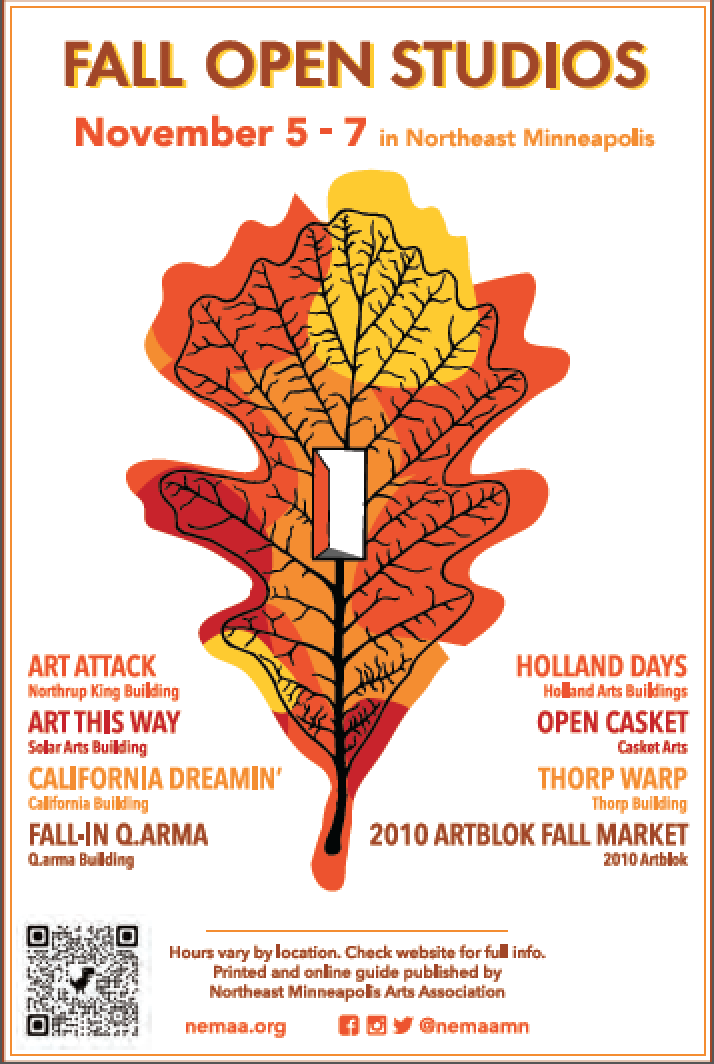 Fall Open Studios NEMAA poster