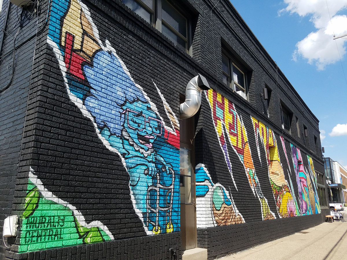 Murals spring up on Central Avenue buildings