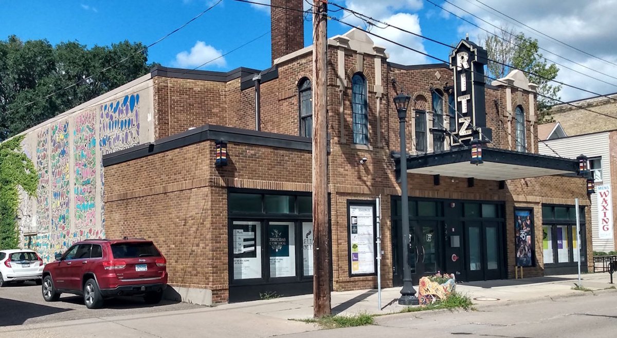 The historic Ritz Theater building on 13th Avenue.